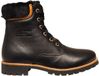 Panama Jack Panama 03 Igloo Zwarte Leren Veterboots Dames