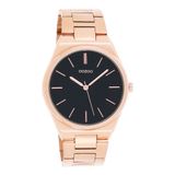 OOZOO Timepieces - Rosé goudkleurige horloge met rosé goudkleurige roestvrijstalen armband - C10338