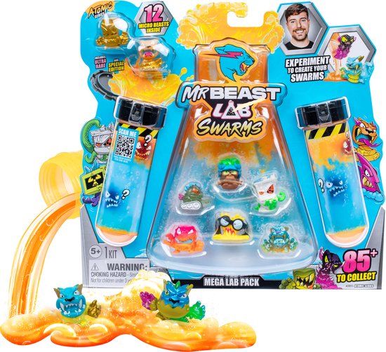 Moose Toys MrBeast Lab Swarms Atomic Serie 12-pack