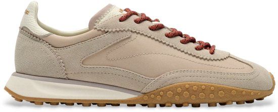 HOFF Beige Bridge Mkii leren sneakers