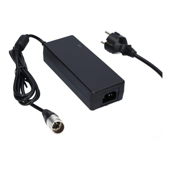 Sparta PMU3 Acculader 36V 2A 4-polig - Zwart