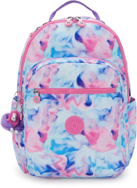 Kipling SEOUL Unisex Rugzak - Aqua Life