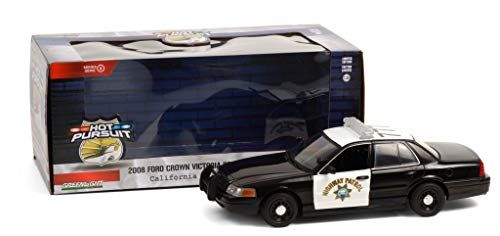 Greenlight 1:24 Hot Pursuit - 2008 Ford Crown Victoria Politie Interceptor - California Highway Patrol 85523