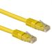 ACT Gele 7 meter LSZH U/UTP CAT6A patchkabel met RJ45 connectoren