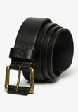 Superdry Classic Leren Riem Zwart XL