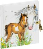 Pagna Dagboek - Eenhoorn - A5 - Rits - Papier - Multicolor/Turquoise