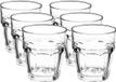 Bormioli Rocco Drinkglazen/waterglazen - 18x - transparant - 270 ml - Rock Bar style