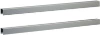vidaXL Afdekprofiel voor tuinafboording 2 st 100 x 5 x 5 cm