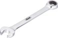 Vigor V1025 ratelring steeksleutel | SW 14, aandrijving buitenprofiel dubbele zeskant, buitenprofiel zeskant, verchroomd, gepolijst, SW 14 mm, lengte l2 192 mm