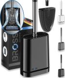 Unyqoos® Premium Silicone Toiletborstel - Noir