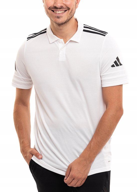 adidas Sportshirt Heren - Wit - Polyester