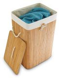 Merkloos Relaxdays 2x Wasmand Bamboe