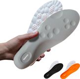 Solfit Comfort Inlegzolen met Arch Support - Schokabsorberende Inlegzolen voor Heren & Dames - Maat - Grijs - 39/40