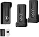 Doorsafe 1901 Sonnette sans fil Intercom Set - 2 récepteurs, module de déverrouillage, noir