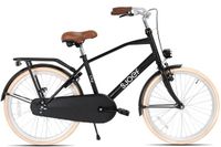 SJOEF City Jongensfiets 24 inch - mat zwart