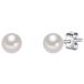 Valero Pearls Parel oorstekers Sterling zilver Gekweekte zoetwaterparels wit