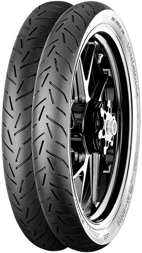 Continental Contistreet Reinf M/c 47p Tl Wegband Zilver 2.75 / R17