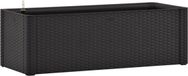 vidaXL Plantenbak hoog zelfbewateringssysteem 100x43x33 cm antraciet