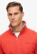 Superdry Essential sweatshirt met logo en halve rits Heren Cinnabar Orange Marl XXL