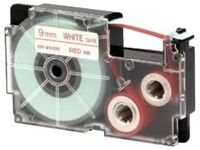 Casio XR-9WER1 labelprinter-tape 9 mm rood op wit