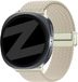 Bandz Magnetisch gevlochten nylon bandje geschikt voor Samsung Galaxy Watch 9 (40/44mm) / Watch 8 (40/44mm) / 8 Classic (46mm) – premium gevlochten nylon armband met magnetische sluiting (Sterrenlicht)