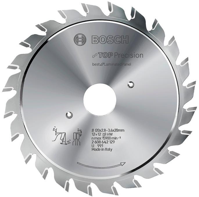 Bosch Professional Cirkelzaagblad voor Laminaat | Best for Laminate | Ø 125mm Asgat 20mm 24T - 2608642131