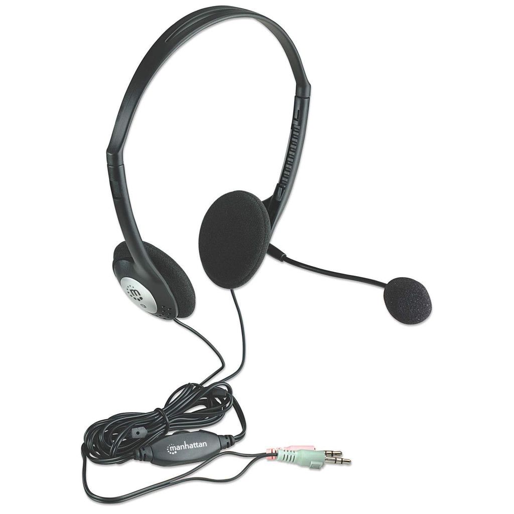 MANHATTAN 164429 - Headset - Zwart, Zilver