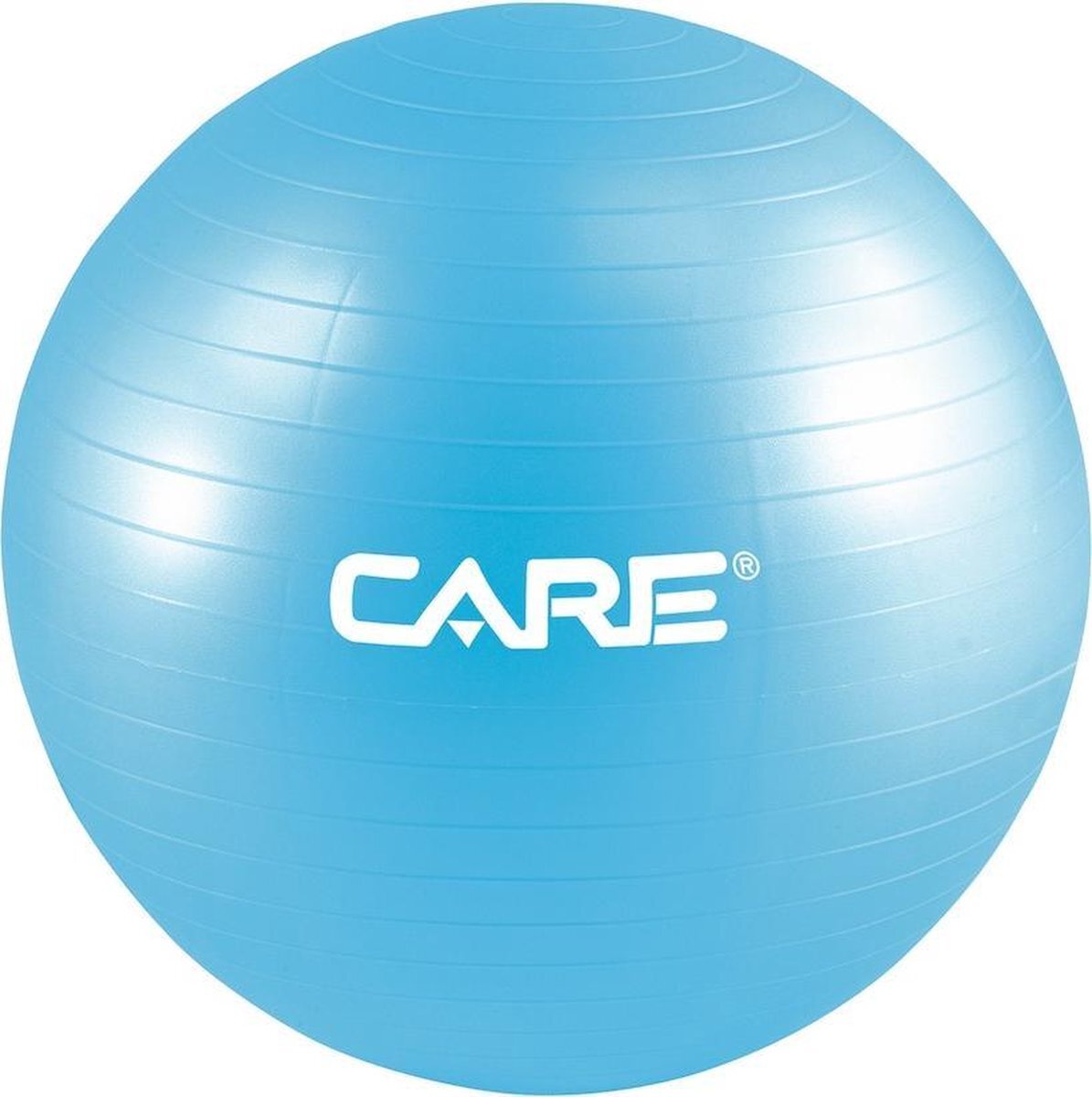 Care Fitness - Fitnessbal - ?65 Cm Blauw - Inclusief pomp - PVC - Yoga/Pilates/Functional Fitness