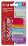 APLI 17135 - Premium sleutelhangers geassorteerde kleur 6 u.