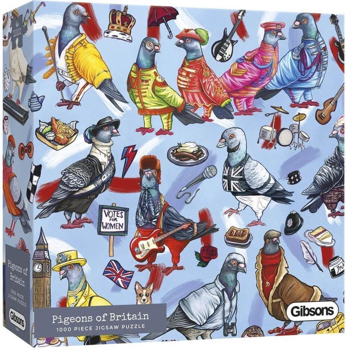 Gibsons puzzel Pigeons of London - 1000 stukjes