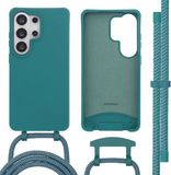 imoshion Color Backcover met afneembaar koord met MagSafe voor de Samsung Galaxy S26 Ultra - Dark Green