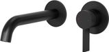 Lomazoo Robinet de lavabo encastrable noir mat