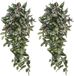Mica Decorations Kunstplant Tradescantia vaderplant - 2 stuks - groen - L80 x B30 x H15 cm