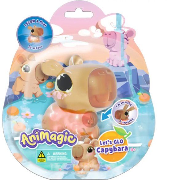 Goliath Animagic Let's Go Capybara Knuffel