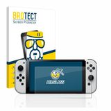 BROTECT Screenprotector voor Nintendo Switch OLED-Modell Beschermglas transparant