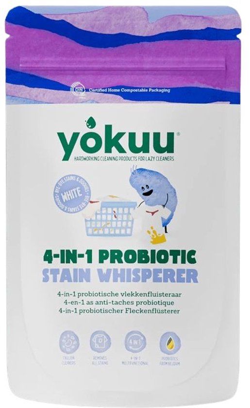Yokuu 4 in 1 Probiotische Vlekkenfluisteraar voor Witte Was (390 gr)