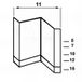 Agrafes pour cadres 11 - 12 mm