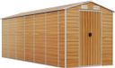 vidaXL Tuinschuur 191x555x198 cm Gegalvaniseerd Staal Lichtbruin