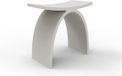 Sawiday Zeza Solid tabouret de douche - Solid Surface - Blanc mat