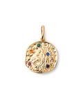 SINGULARU Charm Organic Colors Zodiaco Hanger in Messing met 18 kt Goud Verguld