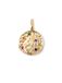 SINGULARU Charm Organic Colors Zodiaco Hanger in Messing met 18 kt Goud Verguld