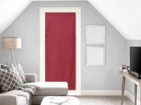 Soleil d'Ocre Panama Zeil voor Poort Fenother in Katoen 70x200 cm Panama Katoen Rood
