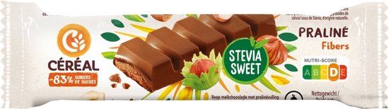 Céréal Chocolade reep praline stevia - 42g