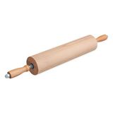 thermohauser Rolrol van natuurlijk hout, diameter 9 cm x 40,0 cm, met handgrepen
