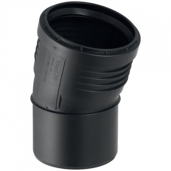Geberit 390420141 boog Silent-PP met mof, 15 graden DN 90