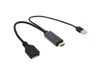 VALUE 12.99.3146 Adaptateur HDMI vers DisplayPort 0,3 m Noir