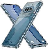 Techsuit Hoesje geschikt voor Nothing Phone (4a) - Shockproof Silicone Back Cover - Transparant