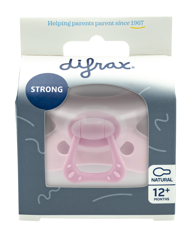 Difrax Fopspeen Natural 12+ M Rose Quartz