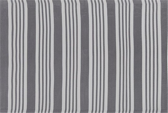 Beliani Outdoor vloerkleed grijs 120 x 180 cm DELHI