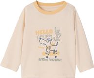 Vertbaudet Baby jongensshirt met lange mouwen vanille
